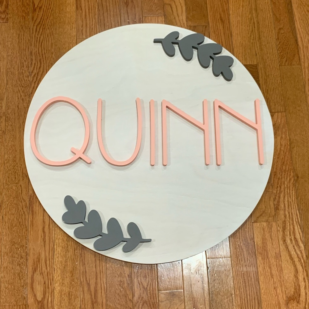 Trendy Timber Custom Name Sign